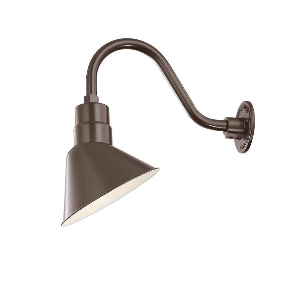Millennium Lighting RAS10-ABR R Series Angle Shade in Architectural Bronze